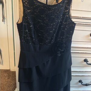 dressbarn Black Lace Mini Dress